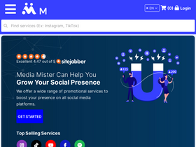 'mediamister.com' screenshot