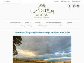 largercross.com homepage screenshot