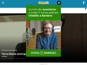 'ciakgeneration.it' screenshot