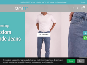 enim.in homepage screenshot