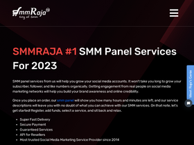 'smmraja.com' screenshot
