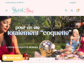 boutiquekitschnswell.com homepage screenshot