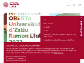 'recerca.url.edu' screenshot