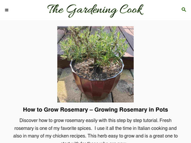 'thegardeningcook.com' screenshot