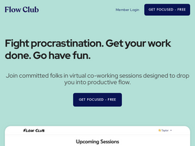 'flow.club' screenshot
