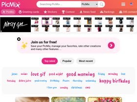 'picmix.com' screenshot