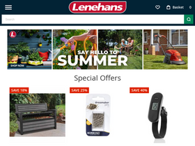 'lenehans.ie' screenshot