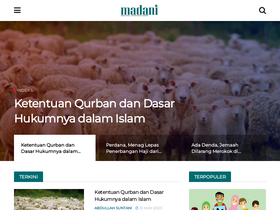 'madaninews.id' screenshot
