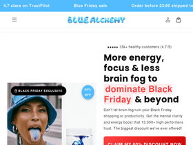 Bluealchemy website screenshot
