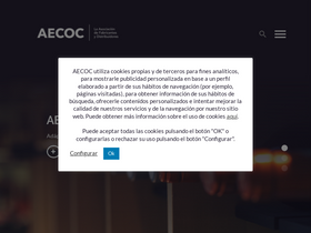 'aecoc.es' screenshot