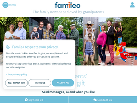 'famileo.com' screenshot