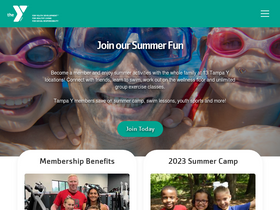 'tampaymca.org' screenshot