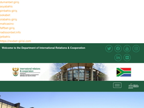 'dirco.gov.za' screenshot