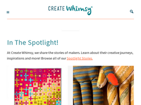 'createwhimsy.com' screenshot