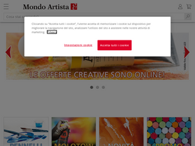 'mondo-artista.it' screenshot