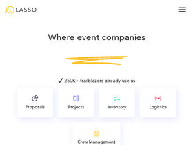 'lasso.io' screenshot