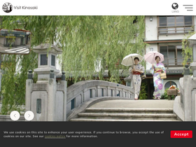 'visitkinosaki.com' screenshot