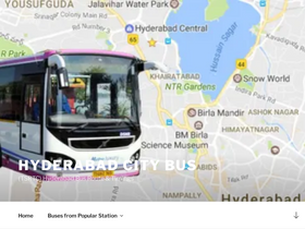 'hyderabadcitybus.in' screenshot