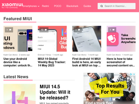 'xiaomiui.net' screenshot