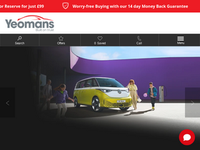 'yeomans.co.uk' screenshot