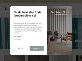 'jacobsenplus.dk' screenshot