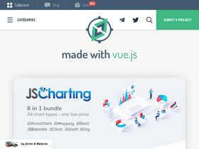 'madewithvuejs.com' screenshot