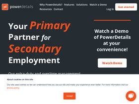 'powerdetails.com' screenshot
