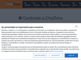 'chatzona.org' screenshot