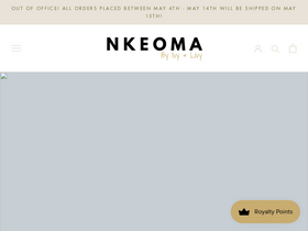 nkeoma.com homepage screenshot
