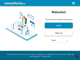 'consultorio.me' screenshot