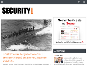 'securitymagazin.cz' screenshot