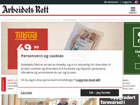 'retten.no' screenshot