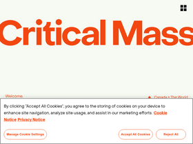 'criticalmass.com' screenshot