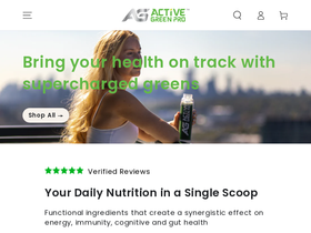activegreenpro.com homepage screenshot