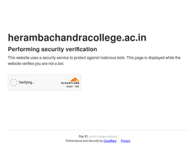 'herambachandracollege.ac.in' screenshot