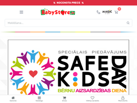 'babystore.lv' screenshot