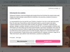 'parfumdreams.es' screenshot