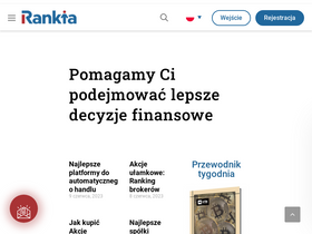 'rankia.pl' screenshot