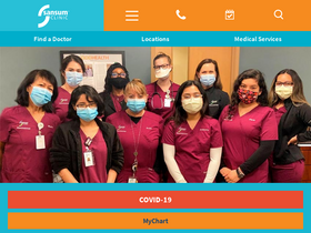'sansumclinic.org' screenshot