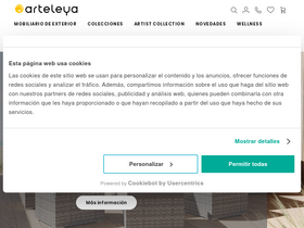 'arteleya.es' screenshot