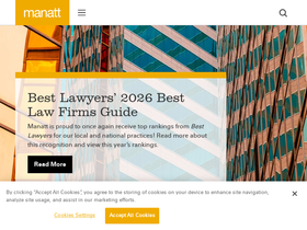 'manatt.com' screenshot