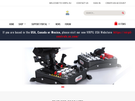 'virpil-controls.eu' screenshot