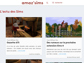 'amazsims.fr' screenshot