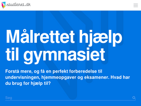 'studienet.dk' screenshot