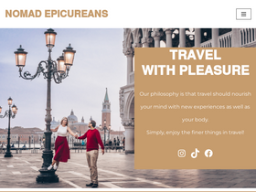 'nomadepicureans.com' screenshot