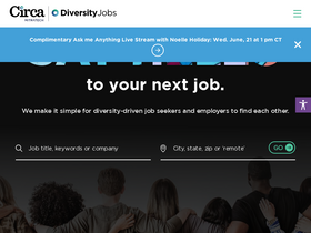 'diversityjobs.com' screenshot