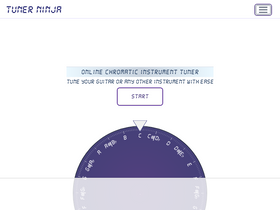 'tuner.ninja' screenshot