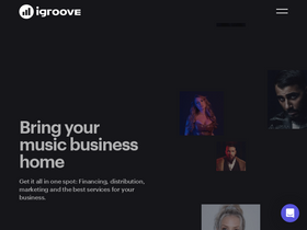 'igroovemusic.com' screenshot