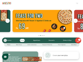 'maestropizza.com' screenshot