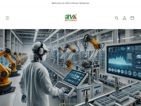 evabatteries.com homepage screenshot